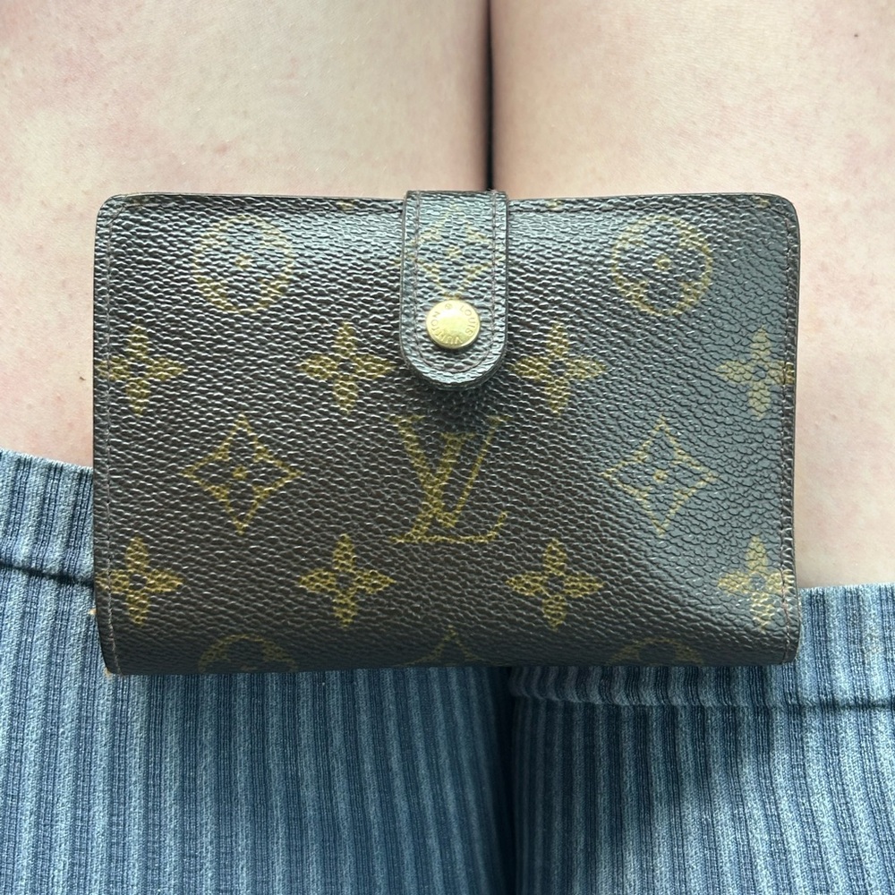 Louis Vuitton French Purse Wallet Vintage Monogram Bi Fold Coin Pouch Wa…